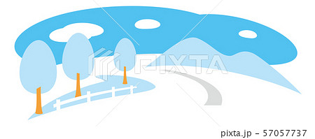 冬の道路 57057737
