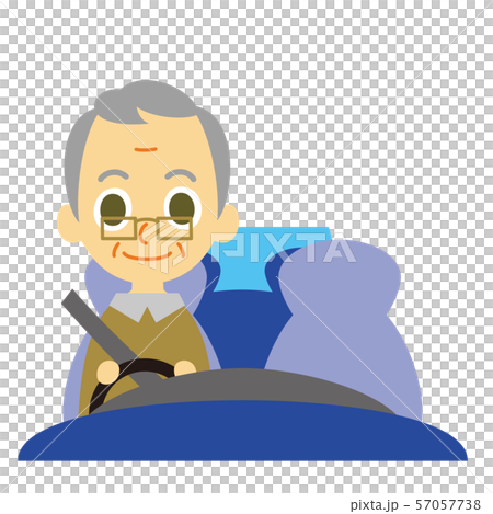 男性シニアドライバー 57057738