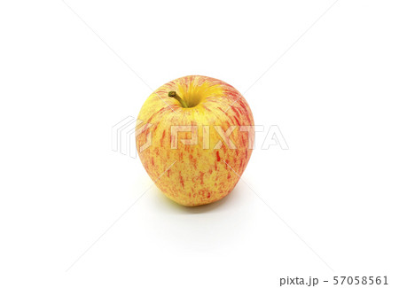 Tasty juicy apple on a white background 57058561
