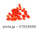 fresh goji berries isolated on a white background 57059090