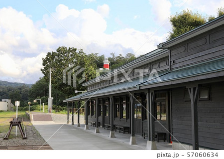 増毛駅と増毛灯台 57060634