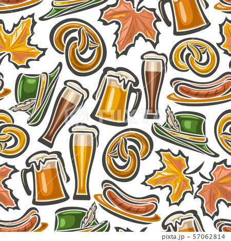 Vector seamless pattern for oktoberfest 57062814