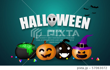 Halloween Carnival Background, 57063072