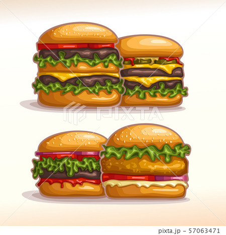 Vector logo for burger menu Vector logo for burger menu 57063471