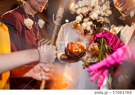 Halloween Party in Nightclub Copy Space 57063769