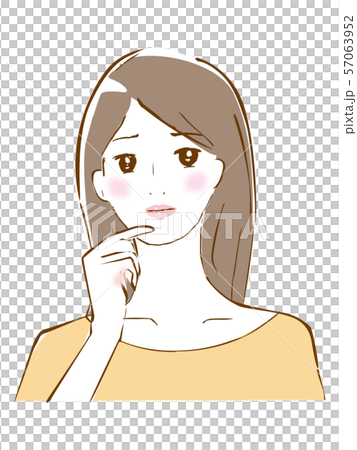 Female 2 posing anxious 57063952