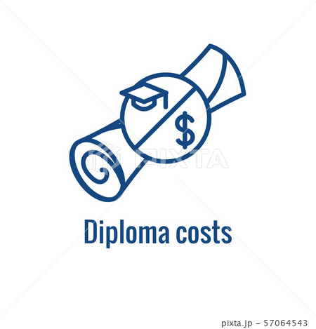 Student Education Icon with imagery depicting the Student Education Icon with imagery depicting the 57064543