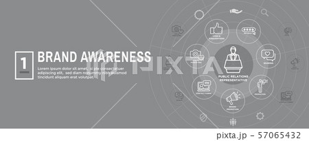 Brand Ambassador Thin Line Outline Icon Web Banner Brand Ambassador Thin Line Outline Icon Web Banner 57065432