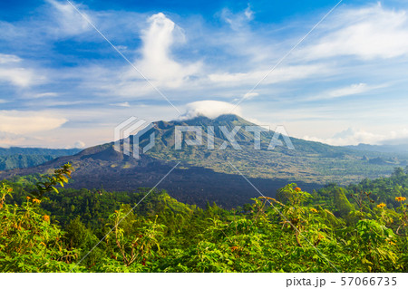 Mount Batur volcano, Bali island Mount Batur volcano, Bali island 57066735