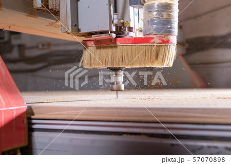 factory and manufacturing concept - cutting instrument at the furniture production factory and manufacturing concept - cutting instrument at the furniture production 57070898