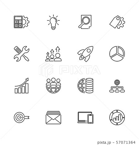 Seo - Flat Vector Icons Seo - Flat Vector Icons 57071364
