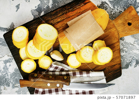 yellow zucchini 57071897