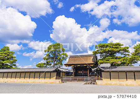 京都御所 京都観光 日本の写真素材