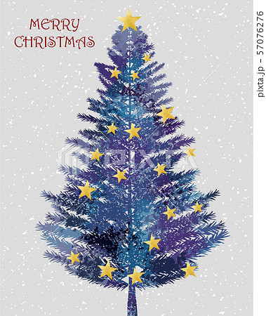 水彩風クリスマスツリーのイラスト素材 [57076276] - PIXTA
