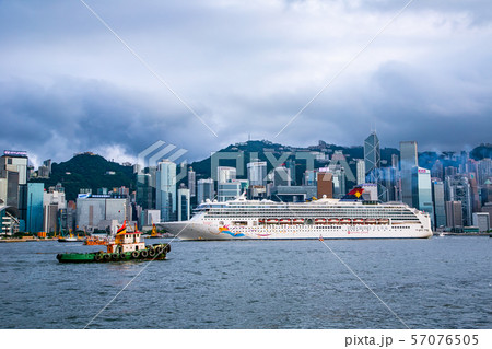 ホンコン 香港 ビクトリア湾 57076505