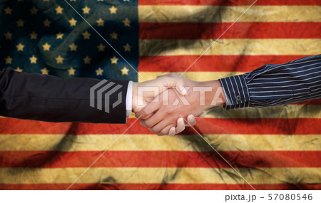 International Handshake with white and dark International Handshake with white and dark 57080546