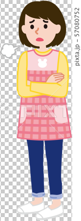 保育士　ポーズ　困る 57080752