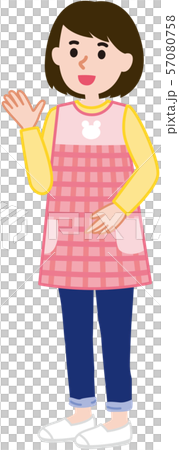 Nursery teacher pose talk 57080758