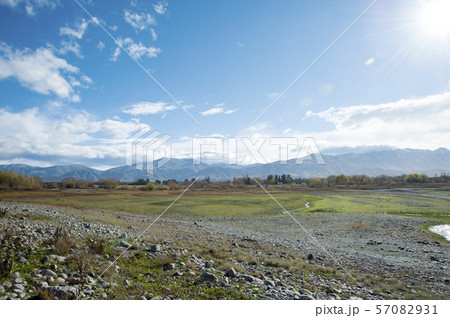 View of Mount Dobson,Aswick Flat,New Zealand View of Mount Dobson,Aswick Flat,New Zealand 57082931