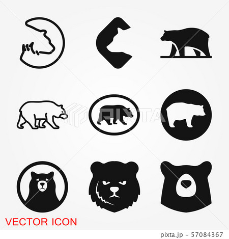 Bear icon. Vector concept illustration for design. 57084367