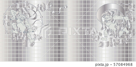 風神雷神図屏風銀 57084968