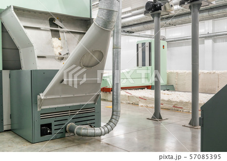 carding machine in textile factory 57085395