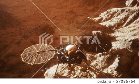 Insight Mars exploring the surface of red planet Insight Mars exploring the surface of red planet 57086764