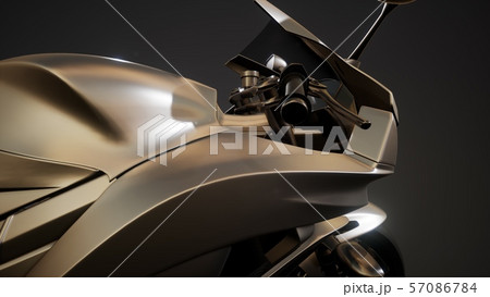 moto sport bike in dark studio with bright lights moto sport bike in dark studio with bright lights 57086784
