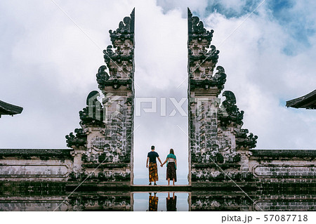 Lempuyang Luhur temple in Bali, Indonesia. Lempuyang Luhur temple in Bali, Indonesia. 57087718