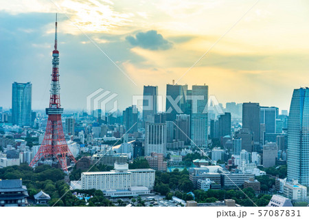 世界貿易センターからの夕景 【東京都】 世界貿易センターからの夕景 【東京都】 57087831