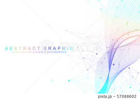 Scientific vector illustration genetic engineering and gene manipulation concept. DNA helix, DNA 57088602