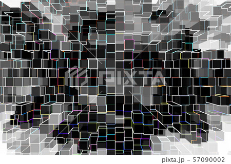 光の線　背景素材 57090002