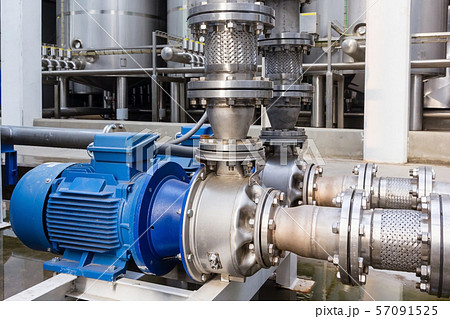 Water pump and flex hoses stainless of water tank Water pump and flex hoses stainless of water tank 57091525