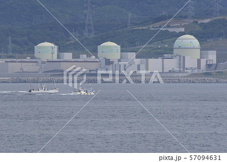 北海道岩内町から泊原子力発電所の風景を撮影 北海道岩内町から泊原子力発電所の風景を撮影 57094631