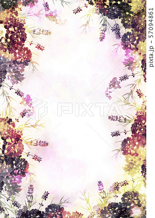 ボタニカルイメージのピンクの美しい花のコラージュ合成の背景グラフィックスのイラスト素材