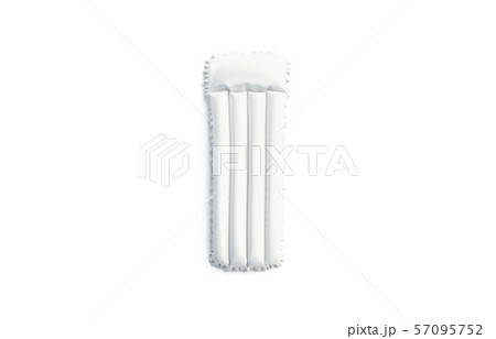 Blank white swim mattress mock up, top view, isolated Blank white swim mattress mock up, top view, isolated 57095752