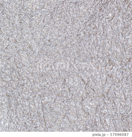 Shiny silver grey paper foil decorative wall paper texture background 57096087