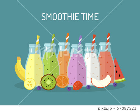Smoothie time illustration 57097523