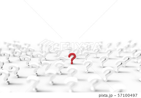 Group of question mark icon isolated on white 57100497