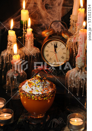 Pumpkin dessert with whipped cream Pumpkin dessert with whipped cream 57102154