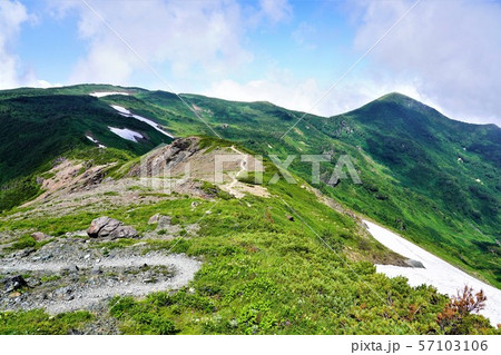 五輪尾根と五輪山 57103106