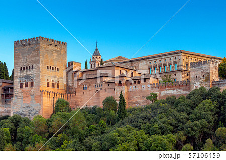 Granada. The fortress and palace complex Alhambra. Granada. The fortress and palace complex Alhambra. 57106459