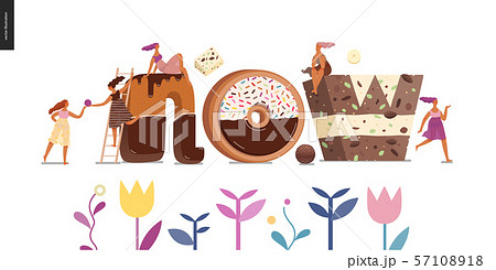 Dessert temptation font 57108918
