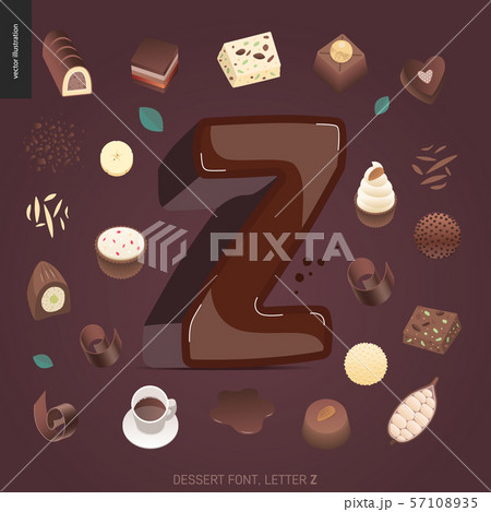 Dessert temptation font Dessert temptation font 57108935
