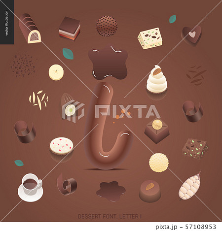 Dessert temptation font Dessert temptation font 57108953