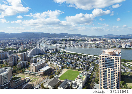 都市風景　福岡市 57111641