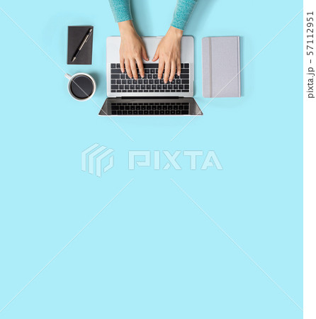 Person using a laptop computer Person using a laptop computer 57112951