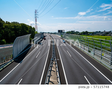高速道路 圏央道 桶川市日出谷地区 2019.08 h-2 広角 高速道路 圏央道 桶川市日出谷地区 2019.08 h-2 広角 57115748