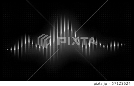 Sound wave. Abstract music pulse background. Audio voice rhythm radi wave, frequency spectrum vector Sound wave. Abstract music pulse background. Audio voice rhythm radi wave, frequency spectrum vector 57125624