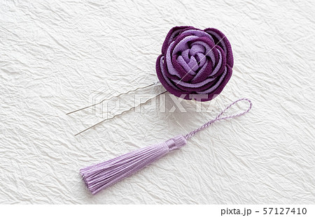 つまみ細工の簪 つまみ細工の簪 57127410